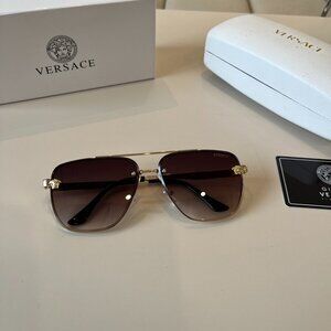 Versace oval sunglasses